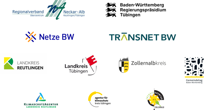 Die Abbildung zeigt eine Sammlung von neun unterschiedlichen Logos von Organisationen und Unternehmen.